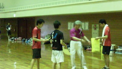 戸田市ﾊﾞﾄﾞﾐﾝﾄﾝ大会 ミゾ・ゆーじペア男子3部準優勝(^O^)